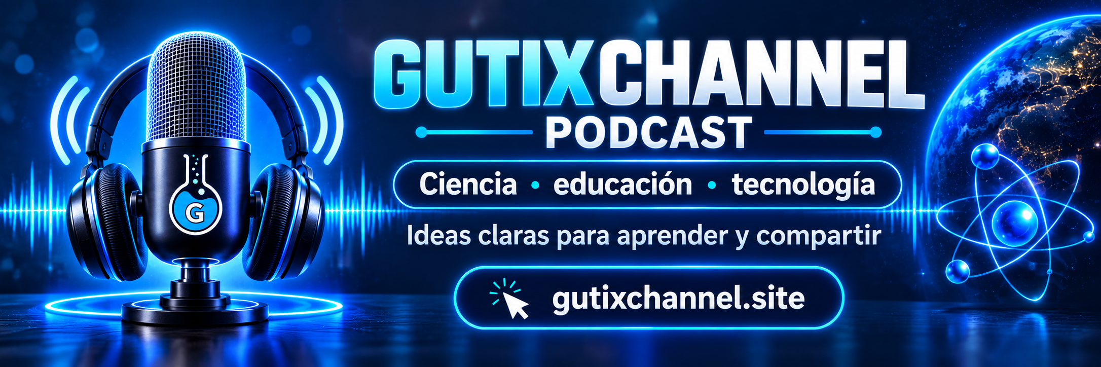 Flyer del podcast GutixChannel
